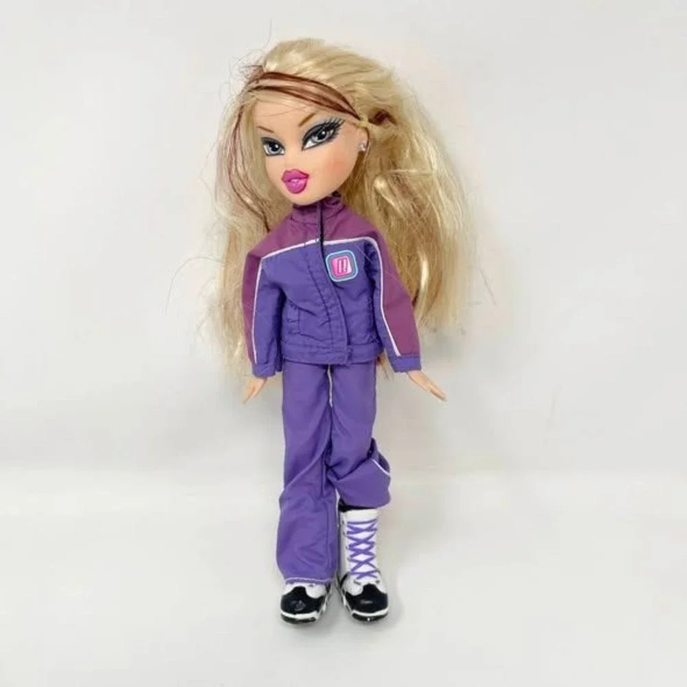 Bratz Lilee Play Sportz Snowboarding Doll 2001 Purple Outfit MGA Y2K